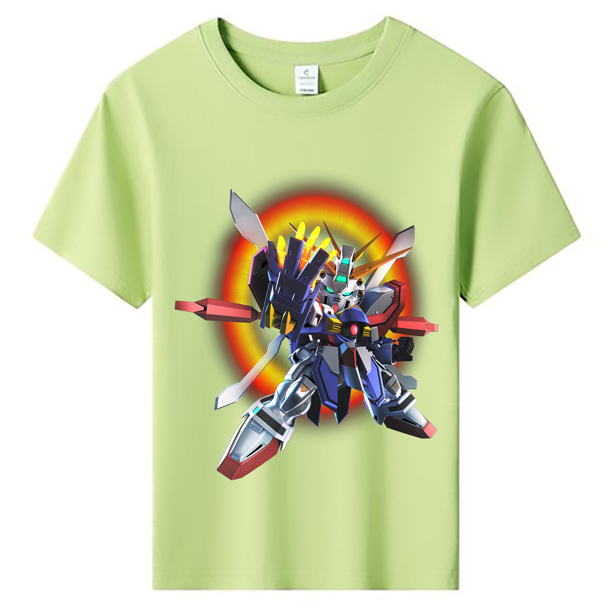 （画像用） 機動戦士ガンダム Mobile Suit Gundam 綿100％キッズTシャツ（フロントプリント）